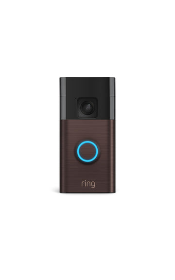 Ring Battery Doorbell (newest model), Home or business security with Head-to-Toe video, Live View with Two-Way Talk, and Motion Detection & Alerts, Satin Nickel