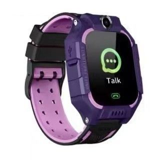 Purple and black smartwatch 