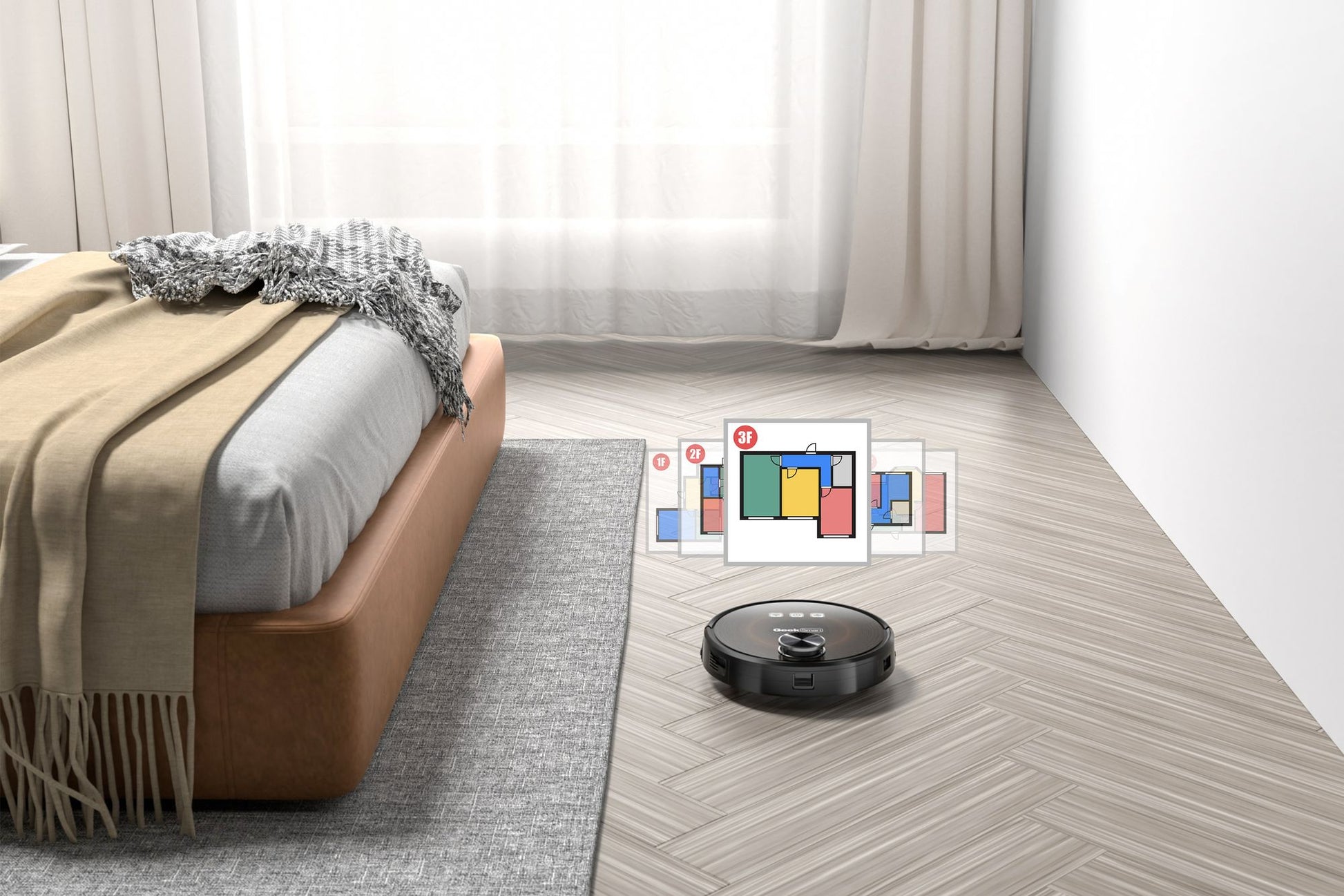 smart Robotic vacuum cleaner for home cleaning