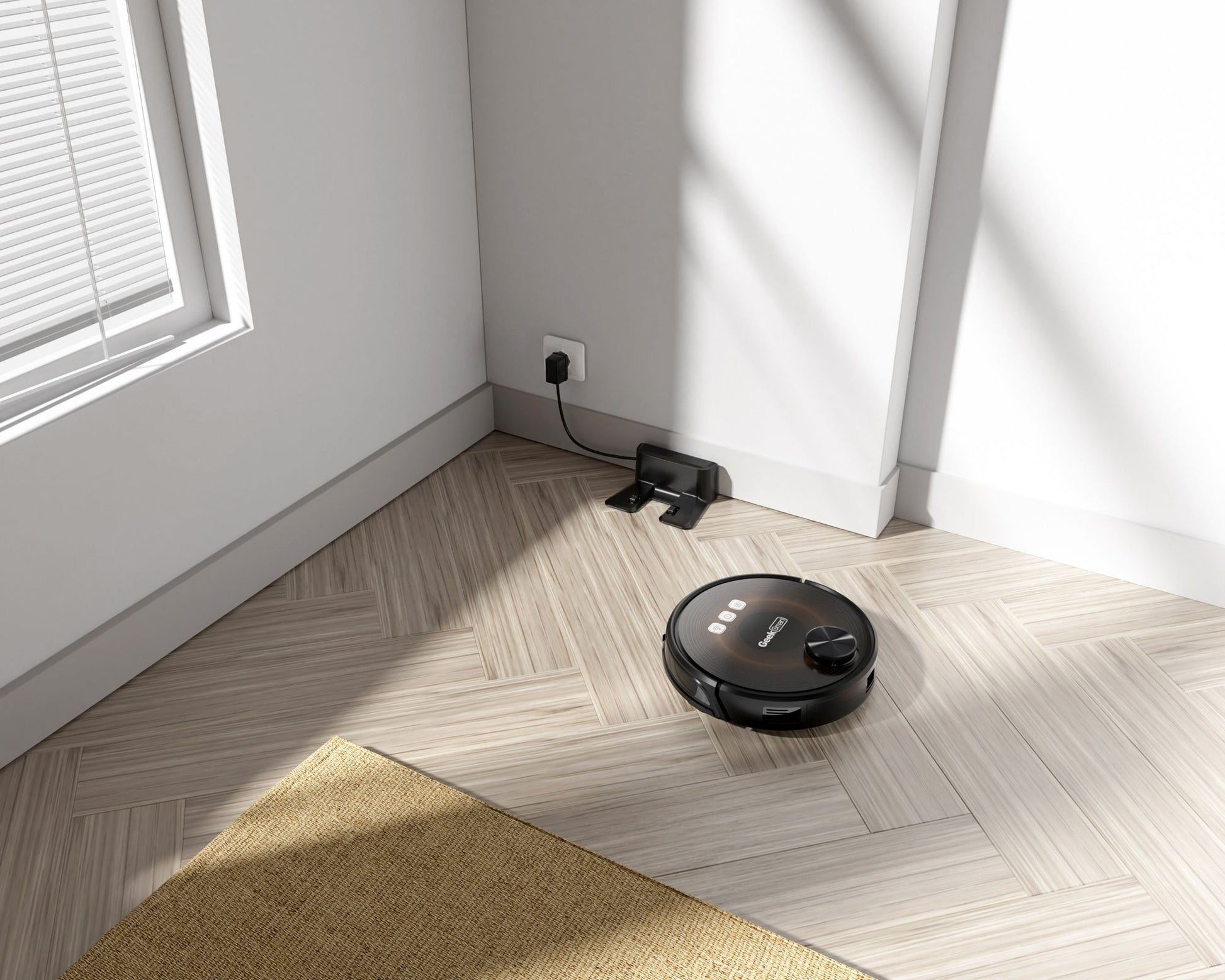 Easy to charge Robotic vacuum cleaner 