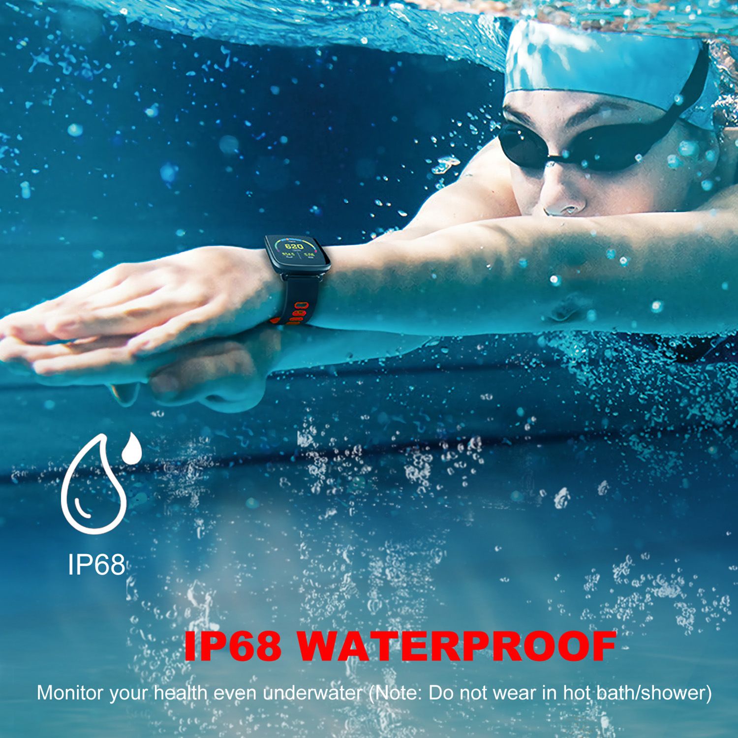 ip68 water proof smart watch