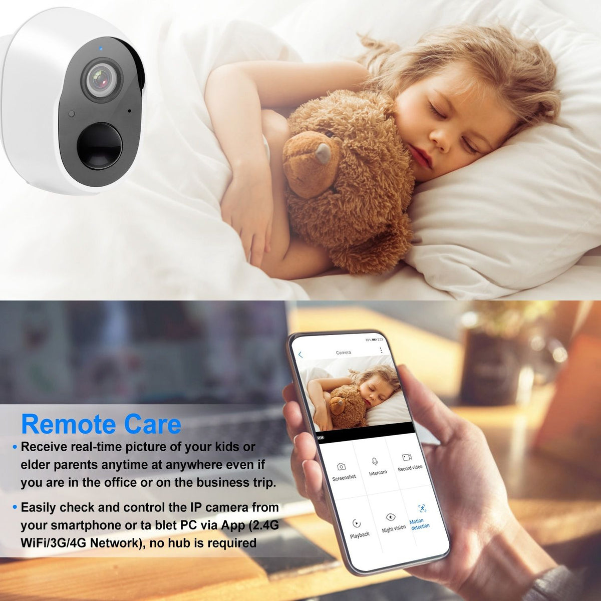 Camera Ip Wifi Module 1080P FHD WiFi IP Camera Two-Way Audio Security Surveillance Camera IP