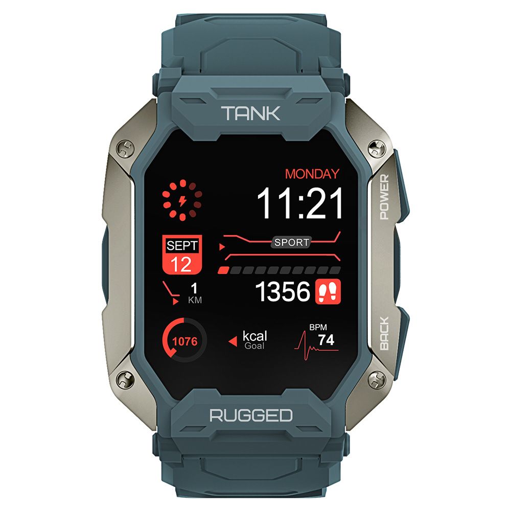 Rugged smartwatch with digital display 